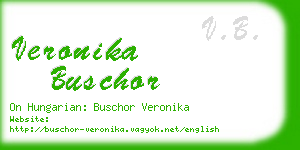 veronika buschor business card